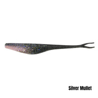 Berkley Gulp jerkshad, silver mullet (manufacturer shared-size colour illustration)