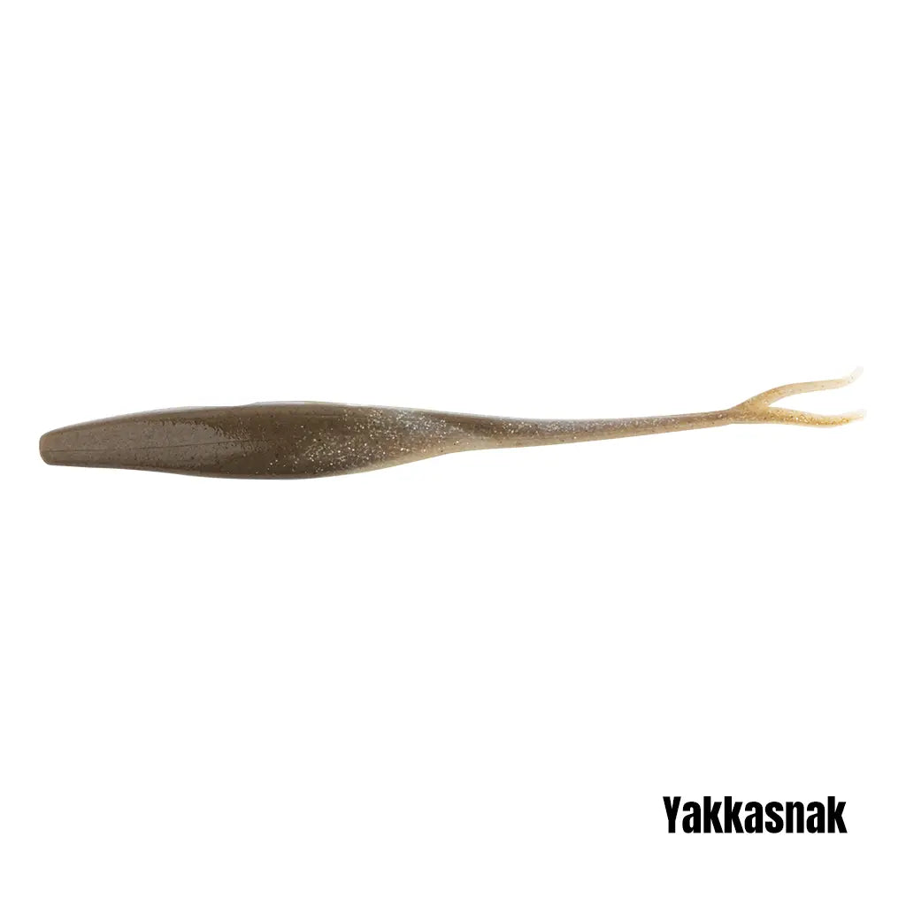 Berkley Gulp jerkshad, yakkasnak (manufacturer shared-size colour illustration)