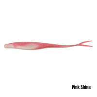 Berkley Gulp jerkshad, Pink Shine (manufacturer shared-size colour illustration)
