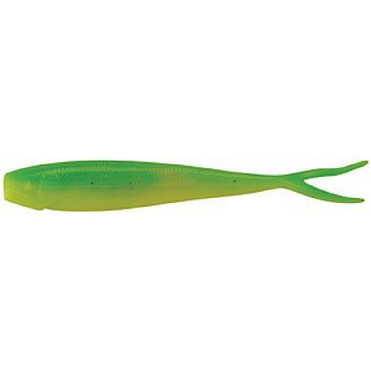Berkley Gulp Minnow, Green Chartreuse (manufacturer shared-size colour illustration; 4in variant)