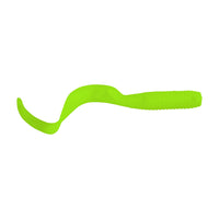 Berkley Gulp Grub, Chartreuse (manufacturer shared-size colour illustration; 6in variant)