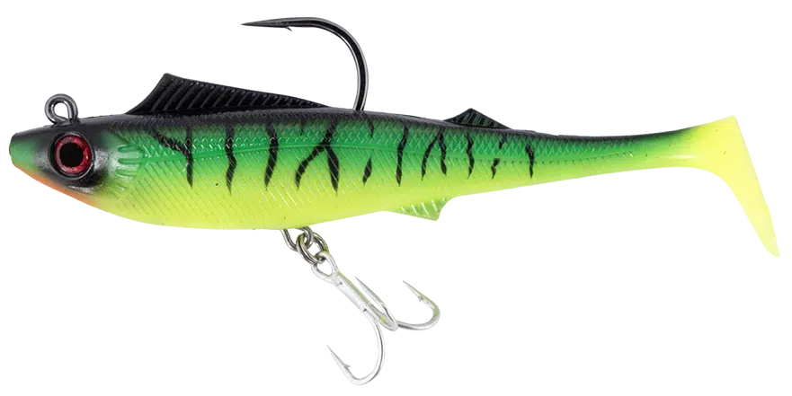Berkley Shimma Pro Rig 4.5in / fire tiger