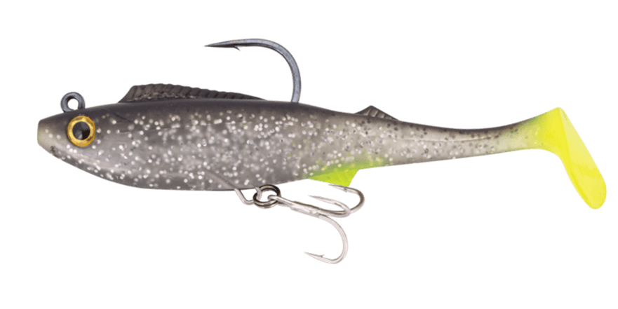 Berkley Shimma Pro Rig 4.5in / Silver Chartreuse