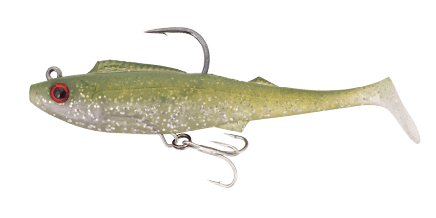 Berkley Shimma Pro Rig 4.5in / Olive Glitter