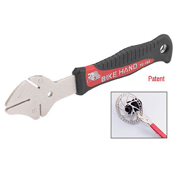 Bikehand YC-165 bicycle disc brake rotor straightening tool