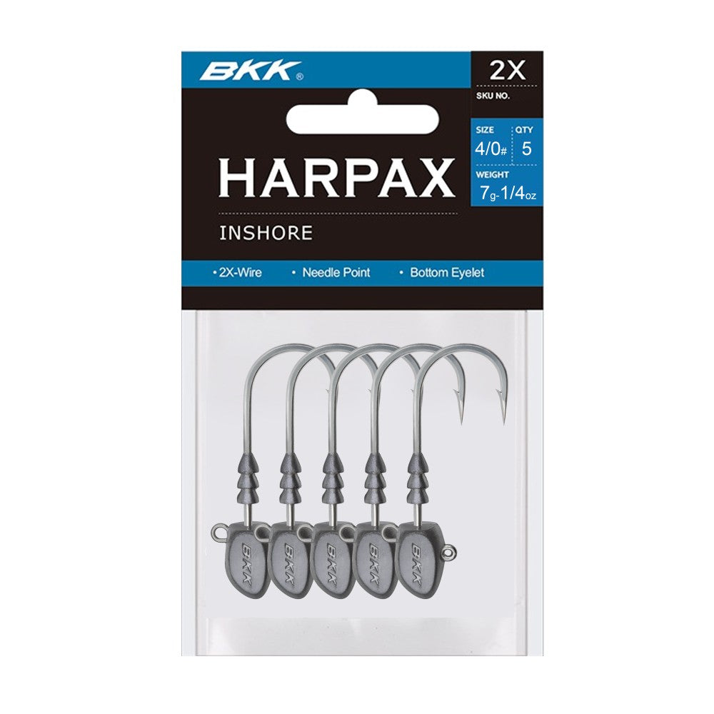 BKK Harpax Inshore 4/0 7g jighead package