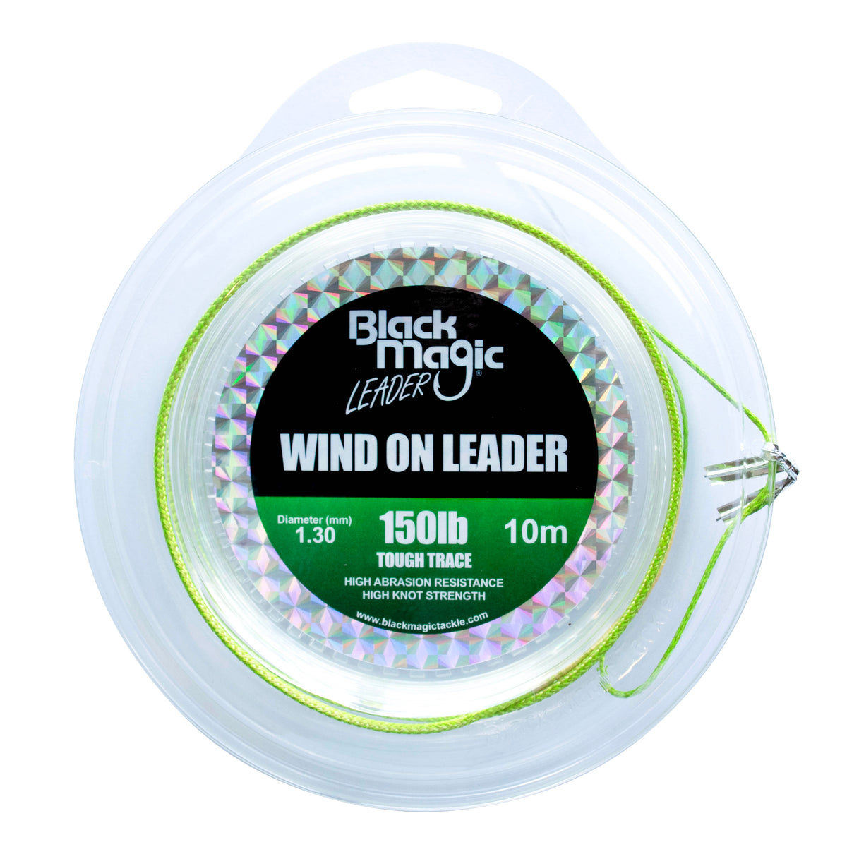 Black Magic Wind On Leader 150lb 10m