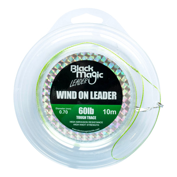 Black Magic Wind On Leader 60lb 10m
