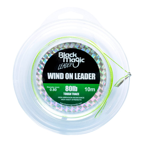 Black Magic Wind On Leader 80lb 10m