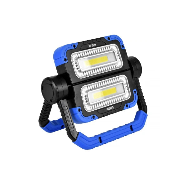 Brillar BR0108 twin-panel battery-operated work light