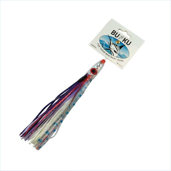 Buku Hawaii 7.5in Tunacious - purple and silver skirted lure