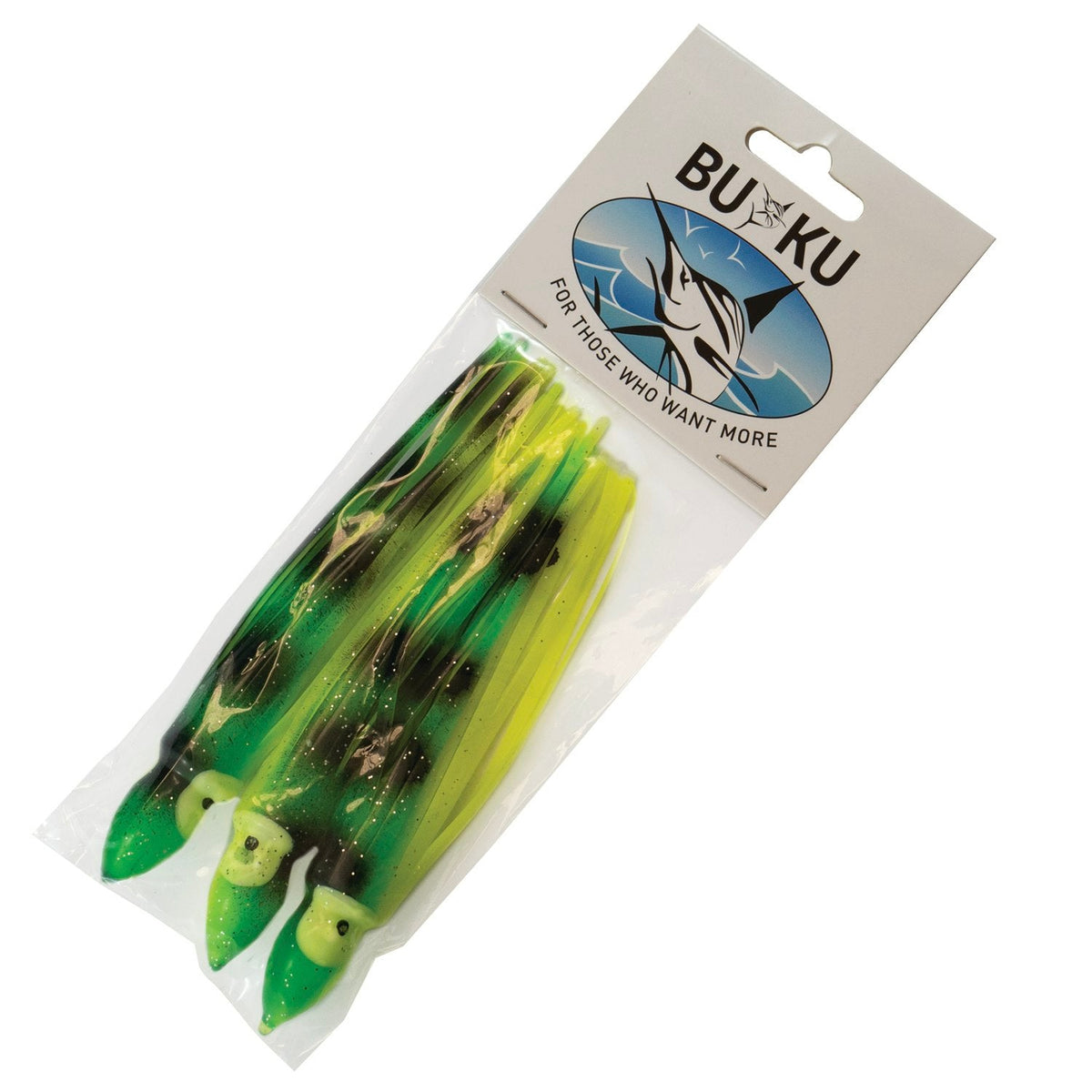 Buku Octopus Skirt 5.5in - Green/Black Bands