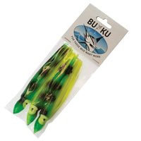 Buku Octopus Skirt 5.5in - Green/Black Bands