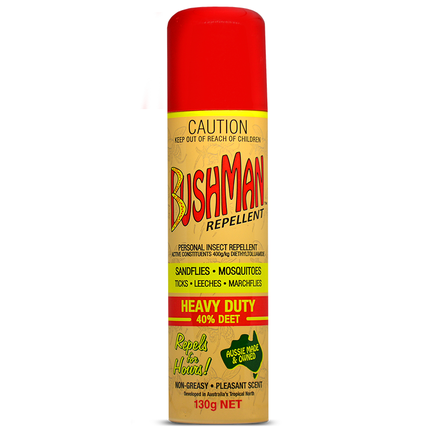 Bushman Heavy Duty 40% DEET insect repellent aerosol 130g