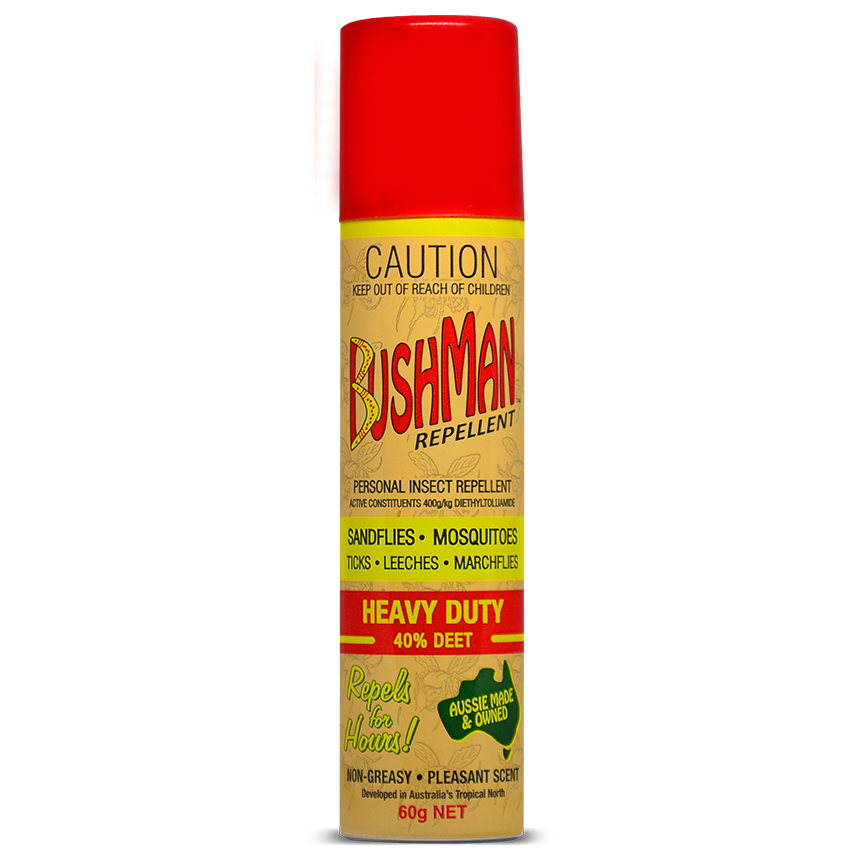 Bushman Heavy Duty 40% DEET insect repellent aerosol 60g