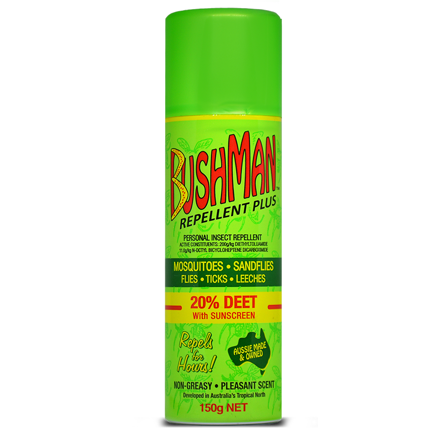 Bushman Plus 20% DEET insect repellent aerosol 150g