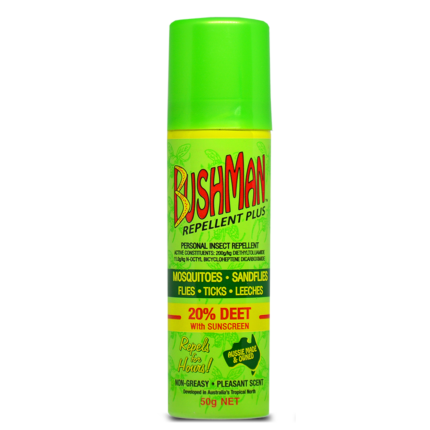 Bushman Plus 20% DEET insect repellent aerosol 50g