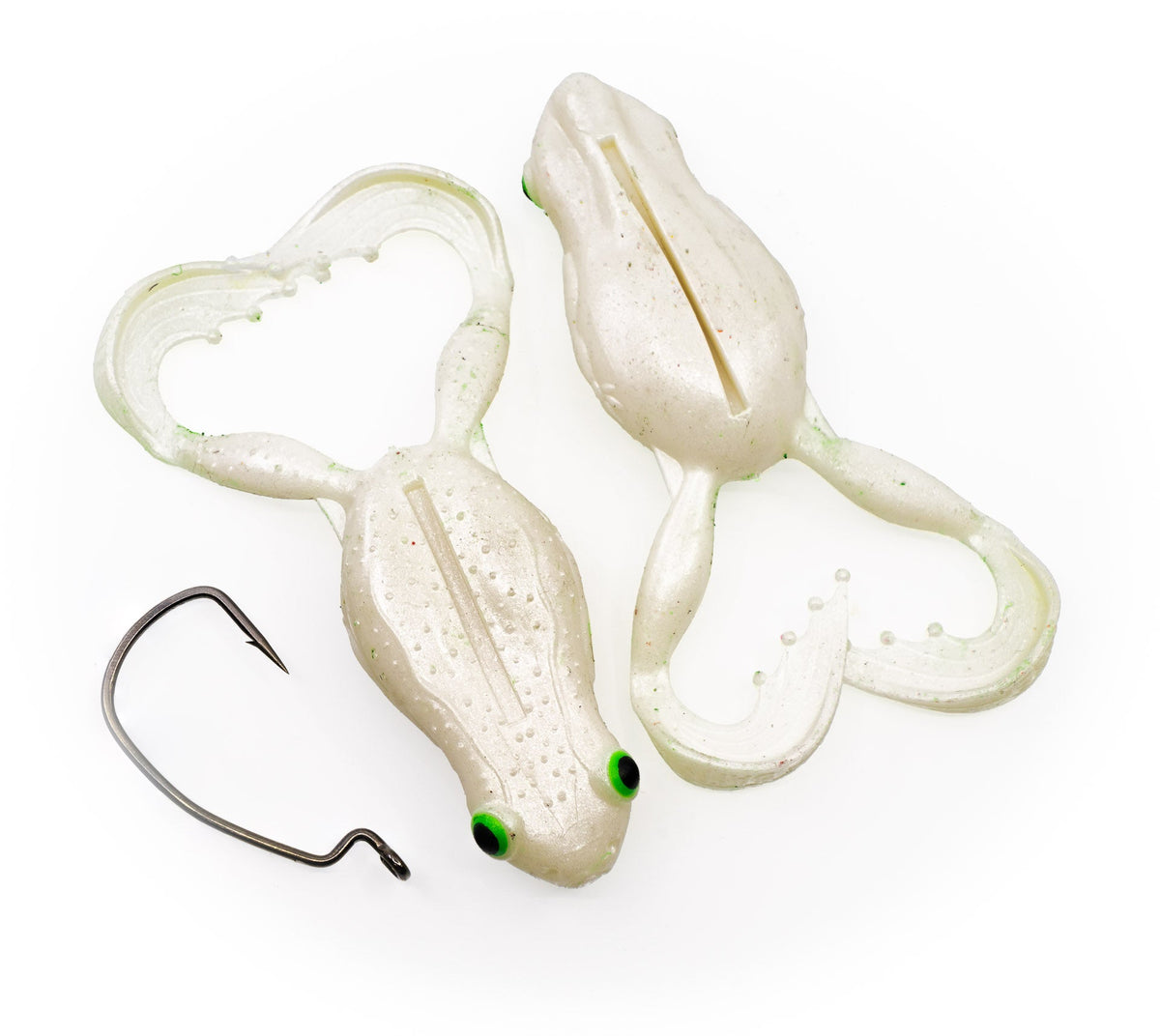 Chasebaits Flexi Frog 40mm 40mm / Pearl White