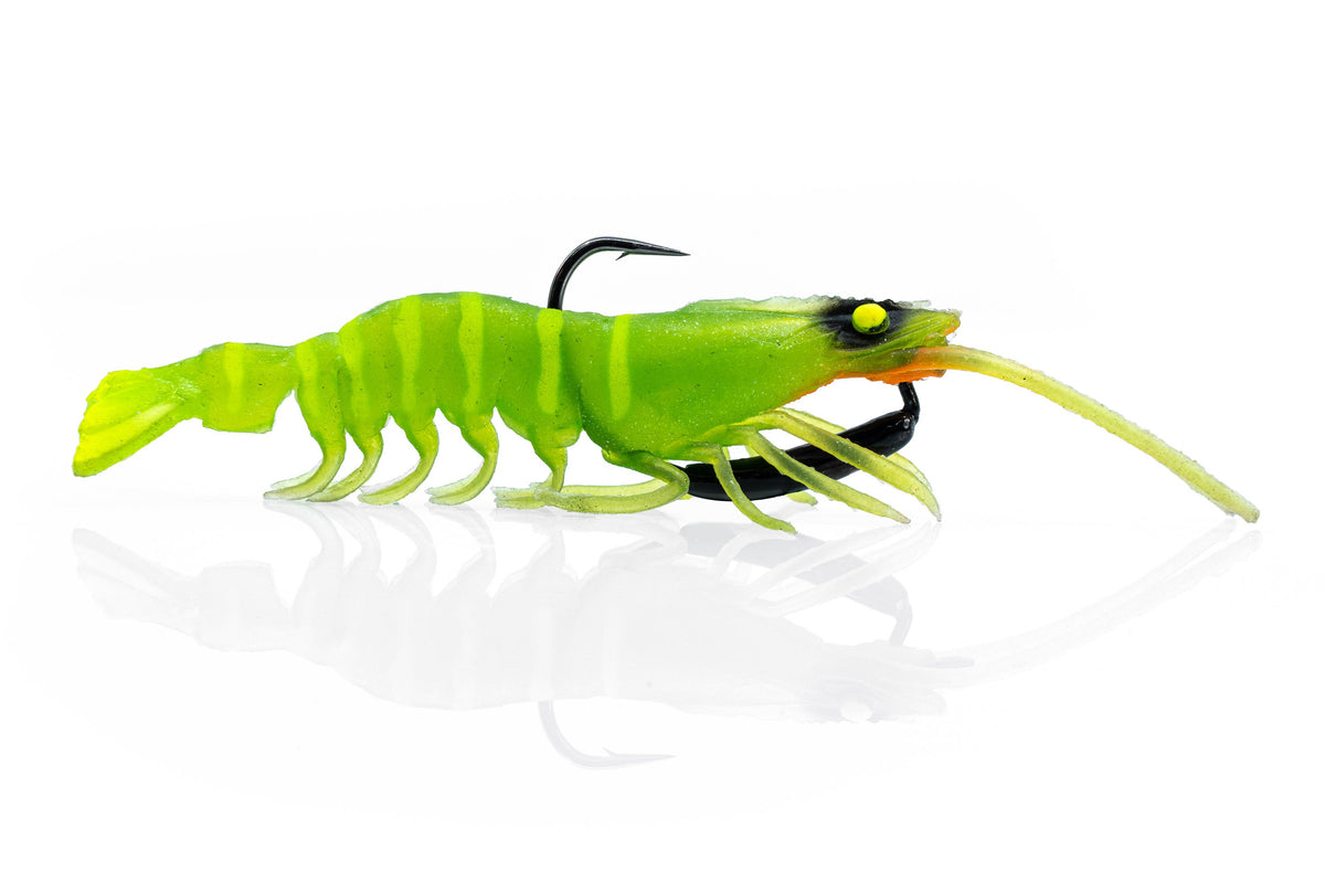 Chasebaits Flick Prawn 95mm 95mm / Lemon Lime