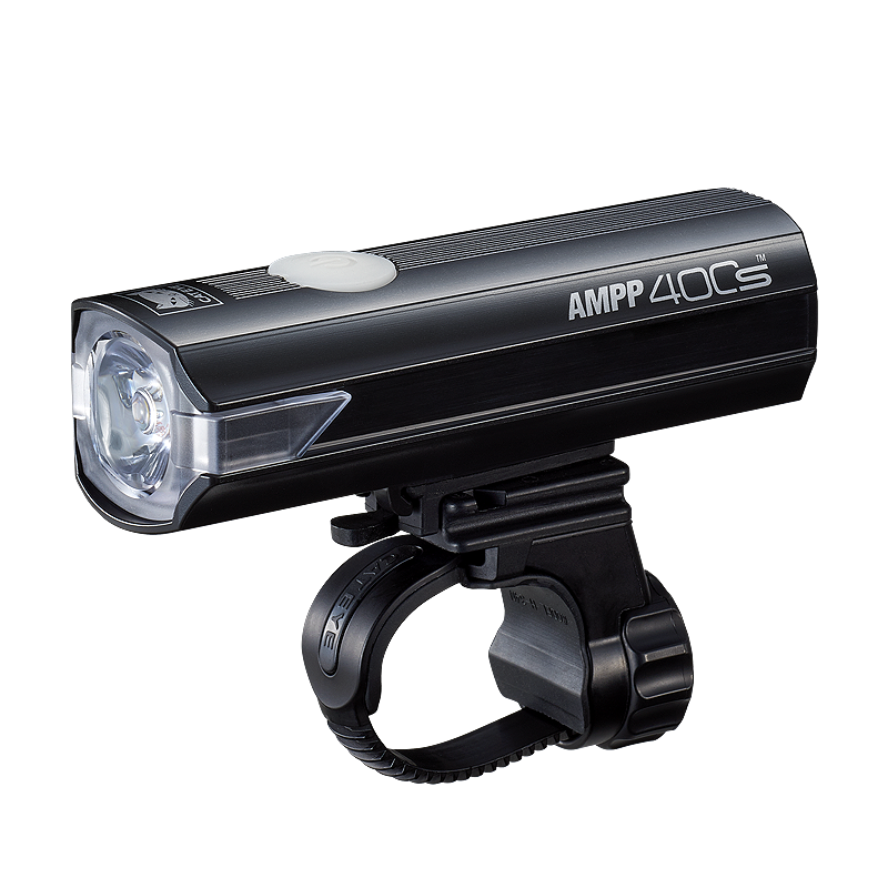 CatEye AMPP400S USB-C front bicycle light with FlexTight bracket