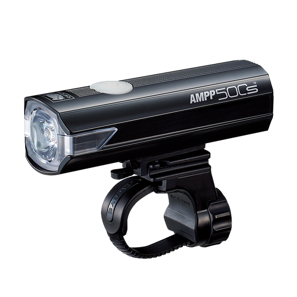 CatEye AMPP500S USB-C front bicycle light with FlexTight bracket