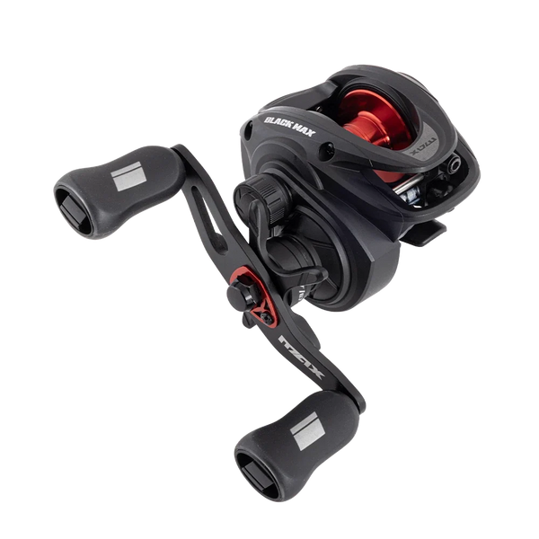 Abu Garcia Black Max5 LP BMAX5LP right-hand reel; rod and braid not pictured.