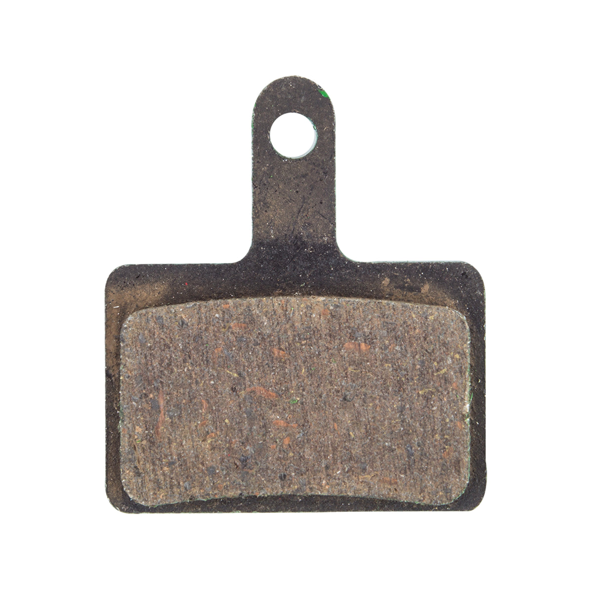 Clarks VX811 organic disc brake pad, friction surface and mounting shape