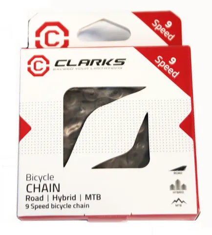 Clarks Bicycle Chain 9 Speed Brown