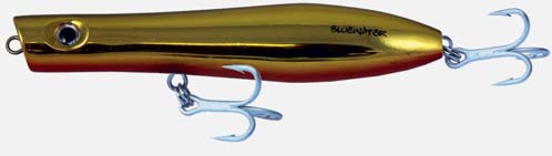 Classic Bluewater Rocket Popper P163 163mm - 01 Gold / Black