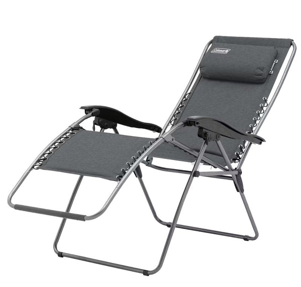 Coleman Layback Lounger Chair - Heather Grey