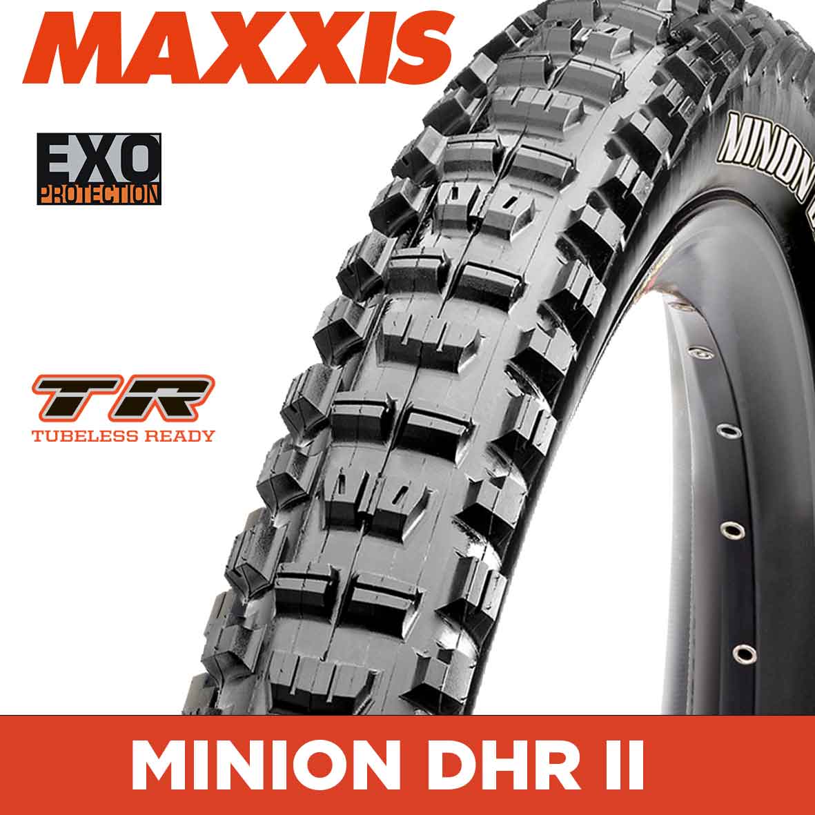 Maxxis Tyre 27.5 x 2.40 Minion DHR 11 EXO TR - official product image