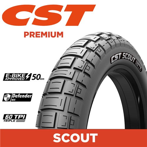 CST Tyre Scout 20 x 4.0 E-Moped