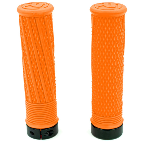 Ryfe Rampage single lock-on grips — Orange