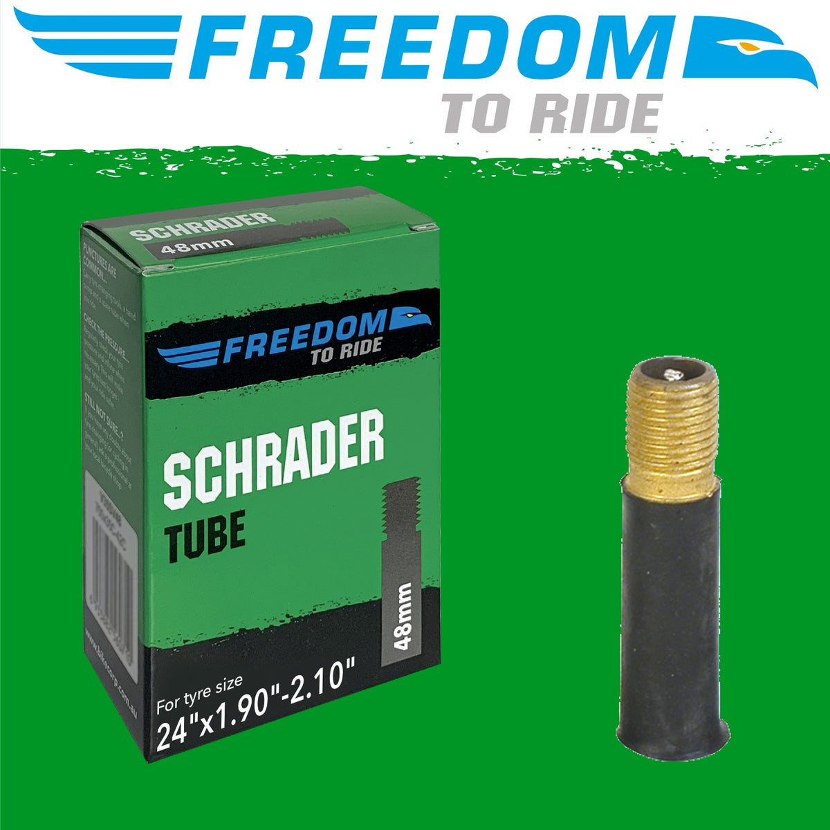 Freedom Tube 24 x 1.90-2.10 - Schrader 48 mm