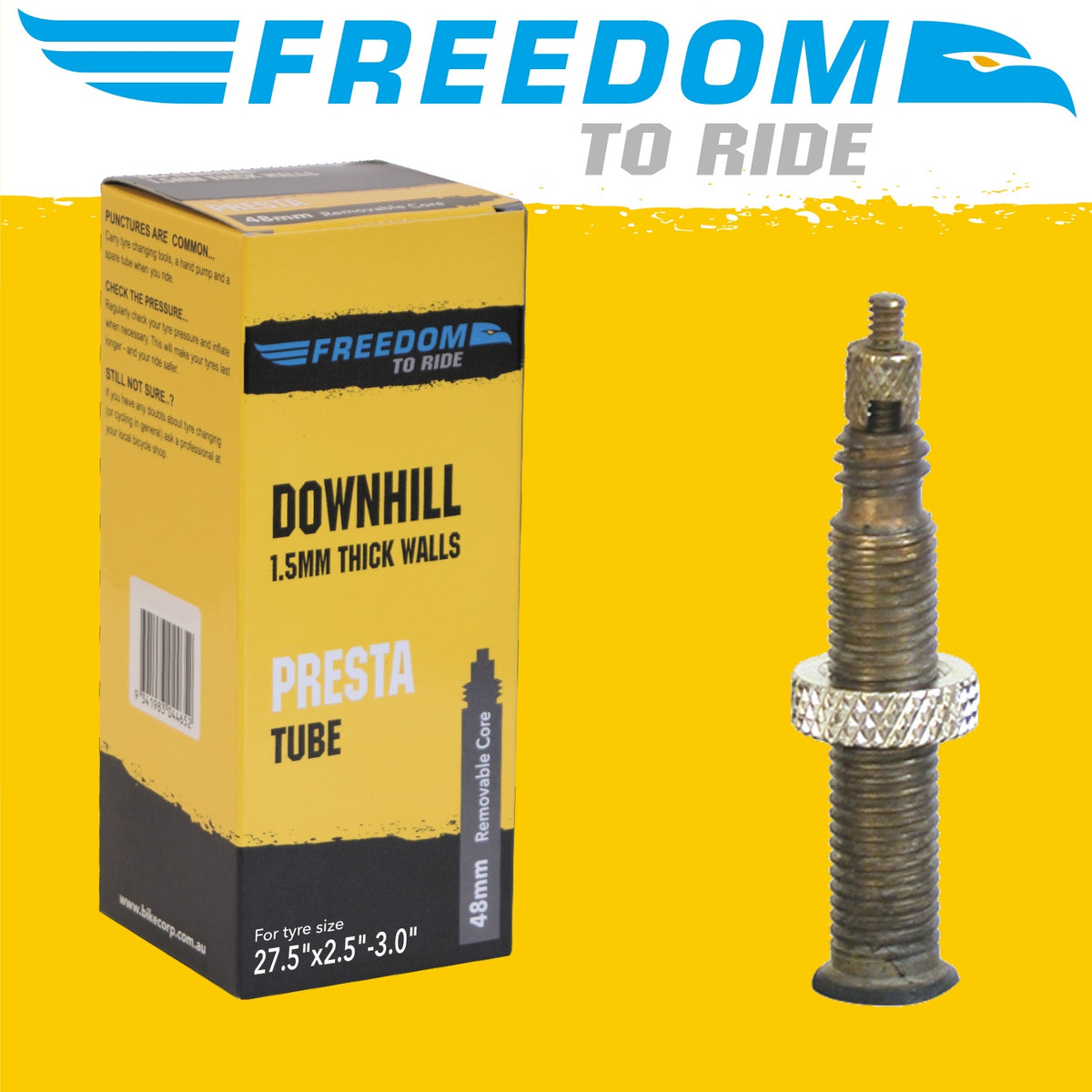 Freedom Downhill Tube 27.5 x 2.50-3.00 - Presta 48 mm