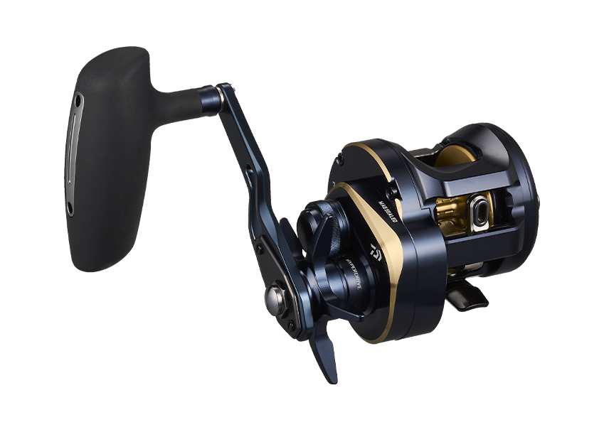 Daiwa 25 Saltiga 300H right-hand level-wind overhead reel