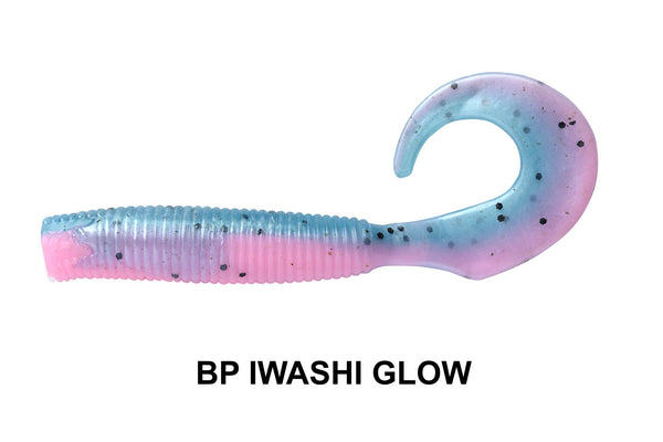 Daiwa Bait Junkie 4in Grub BP Iwashi Glow