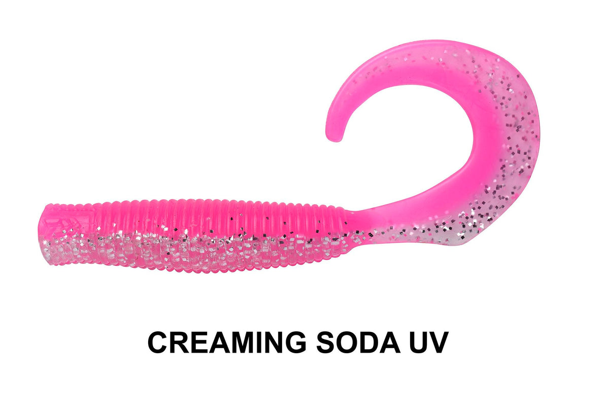 Daiwa Bait Junkie 4in Grub Creaming Soda UV