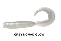 Daiwa Bait Junkie 4in Grub Grey Nomad Glow