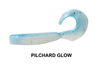 Daiwa Bait Junkie 4in Grub Pilchard Glow
