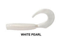 Daiwa Bait Junkie 4in Grub White Pearl