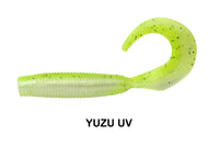 Daiwa Bait Junkie 4in Grub Yuzu UV
