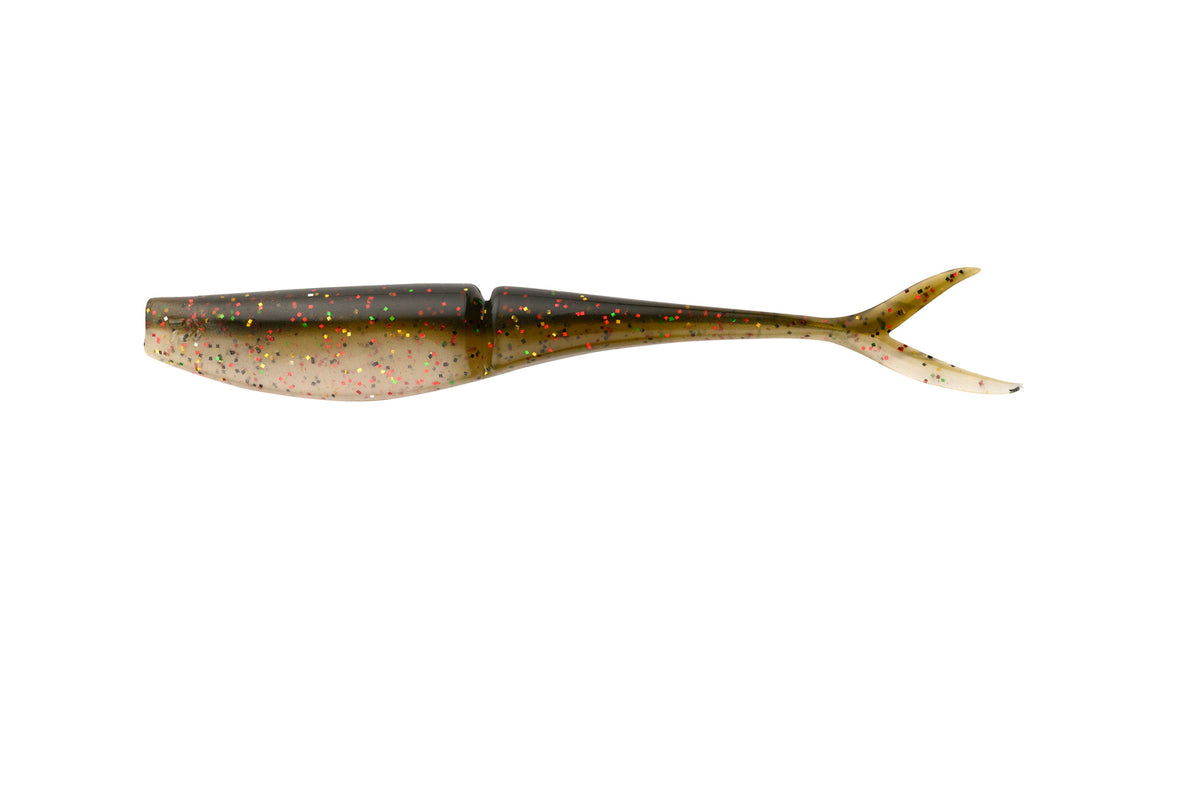 Daiwa Bait Junkie 5in Jerkshad Red Bait Glow