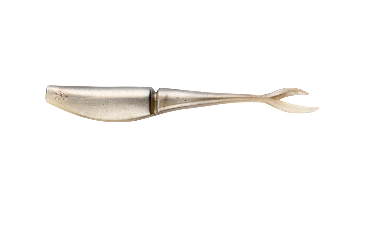 Daiwa Bait Junkie 5in Jerkshad Grey Nomad Glow