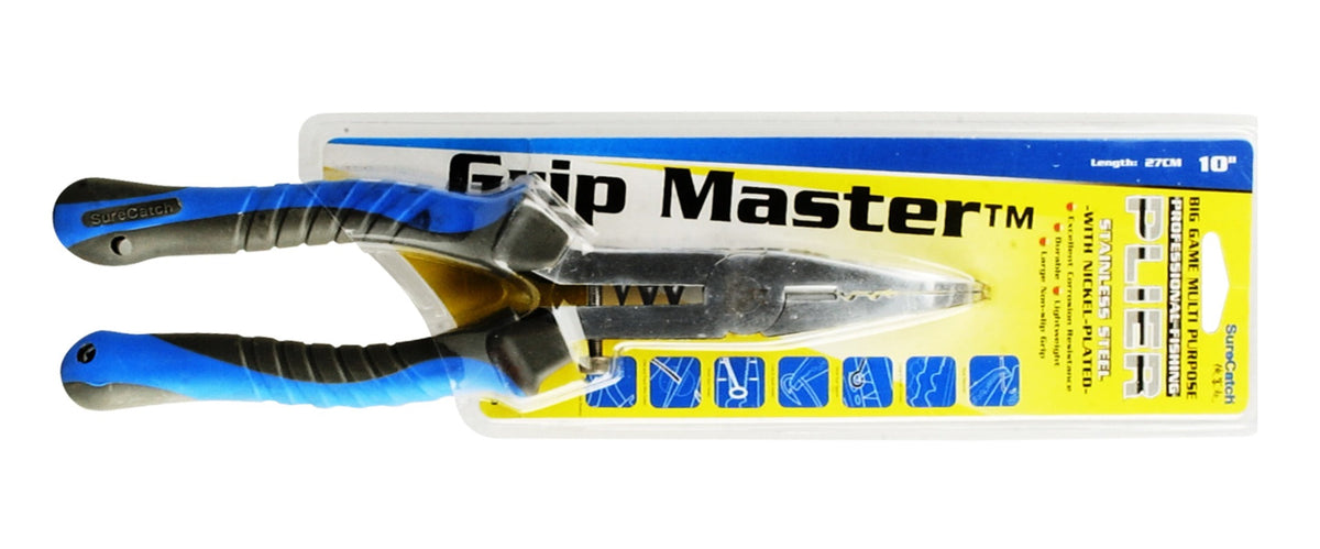 SureCatch Grip Master 10-inch multi-purpose pliers, 309SCPH10