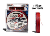 Dog Tooth Code X8 Jigging & Casting Braid, 80 lb, 300 m, Multicolour