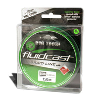Dog Tooth Fluidcast X4 Hi Vis Green, 50 lb, 150 m, Hi Vis Green