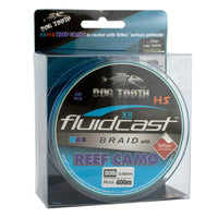 Dog Tooth Fluidcast X8 Reef Camo, 80lb 0.43mm PE6.0 400m