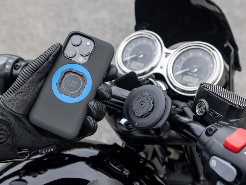 Quadlock Motorcycle Handlebar Mount