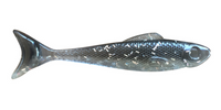 Egret Wedgetail Mullet 3.5in / Holy Smoke